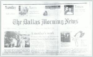 [Clipping: A mother's work]