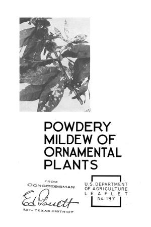 Primary view of object titled 'Powdery Mildew of Ornamental Plants.'.