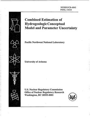 Combined Estimation of Hydrogeologic Conceptual Model and Parameter Uncertainty