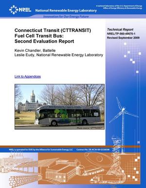 Connecticut Transit (CTTRANSIT) Fuel Cell Transit Bus: Second Evaluation Report and Appendices