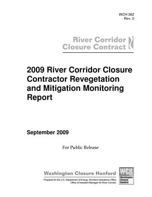 2009 River Corridor Closure Contractor Revegetation and Mitigation Monitoring Report
