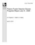 Report: Fission-Fusion Neutron Source Progress Report July 31, 2009