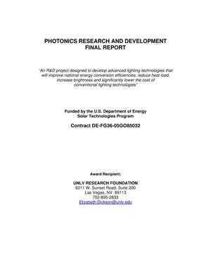 Photonics Research and Development
