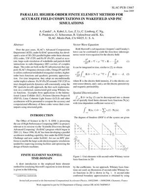 Parallel Higher-order Finite Element Method for Accurate Field Computations in Wakefield and PIC Simulations