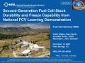 Presentation: Second-Generation Fuel Cell Stack Durability and Freeze Capability fr…