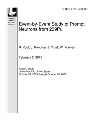 Event-by-Event Study of Prompt Neutrons from 239Pu