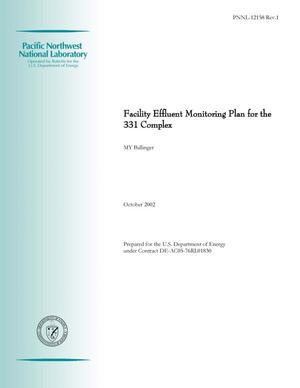 Facility Effluent Monitoring Plan for the 331 Complex