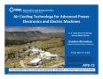 Presentation: Air Cooling Technology for Advanced Power Electronics and Electric Ma…