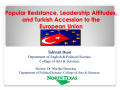 Thumbnail image of item number 1 in: 'Popular Resistance, Leadership Attitudes, and Turkish Accession to the European Union'.