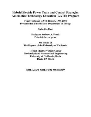 Hybrid Electric Power Train and Control Strategies Automotive Technology Education (GATE) Program