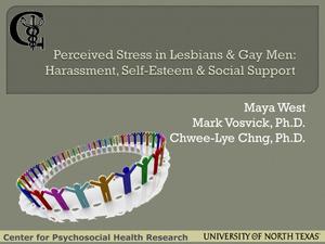 Perceived Stress in Lesbians and Gay Men: Harassment, Self-Esteem and Social Support