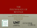 Primary view of The Psychology of Revenge