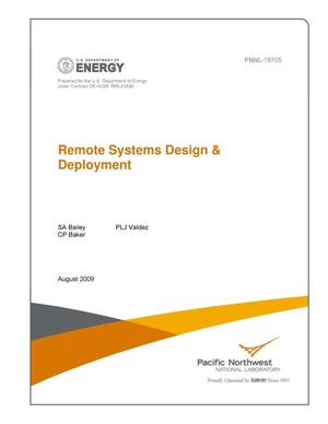 Remote Systems Design & Deployment