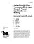 Article: Status of the INL high-temperature electrolysis research program –exp…