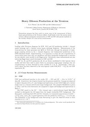 Heavy diboson production at the Tevatron