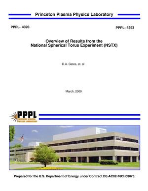 Overview of Results from the National Spherical Torus Experiment (NSTX)