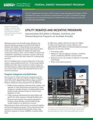 Utility Rebates and Incentive Programs (Fact Sheet)