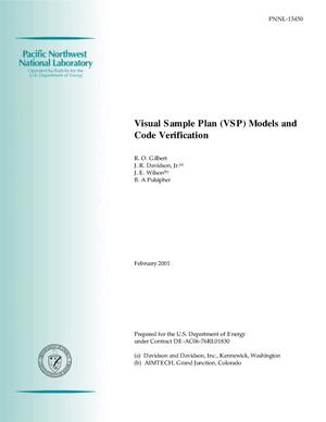 Visual Sample Plan (VSP) Models and Code Verification