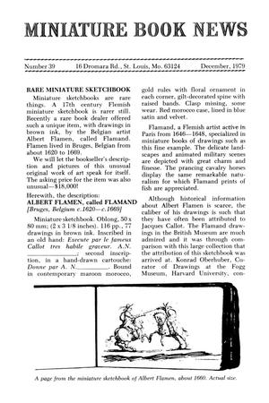 Miniature Book News, Number 39, December 1979