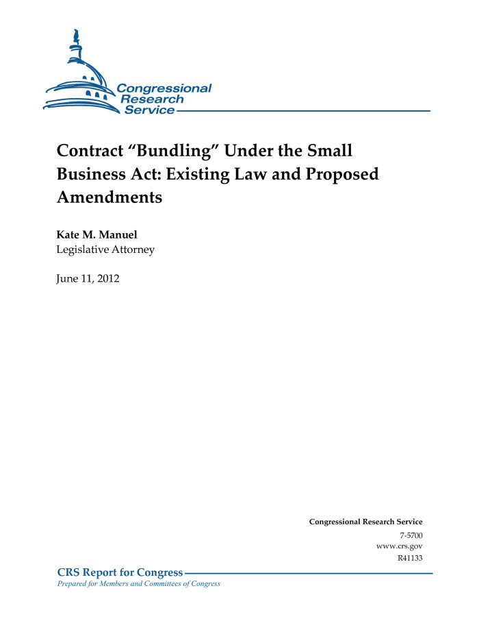 contract bundling