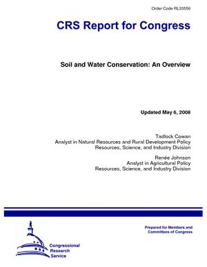 Soil and Water Conservation: An Overview