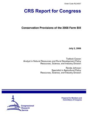 Conservation Provisions of the 2008 Farm Bill