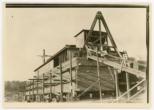 [Construction site for the Administration Building, 1920s]
