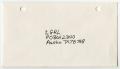 Thumbnail image of item number 1 in: '[Envelope labeled to LGRL in Austin]'.