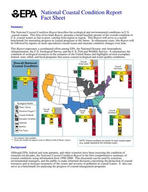 National Coastal Condition Report Fact Sheet