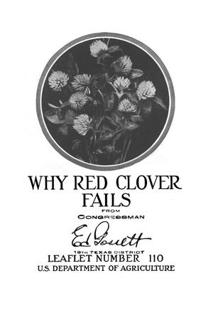 Why Red Clover Fails.