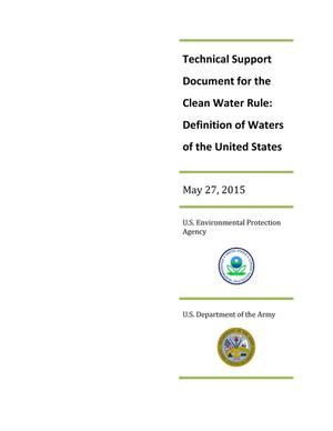 Technical Support Document for the Clean Water Rule: Definition of Waters of the United States