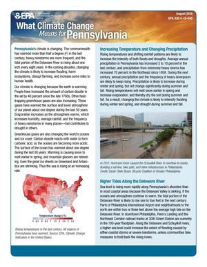 Primary view of object titled 'What Climate Change Means for Pennsylvania'.
