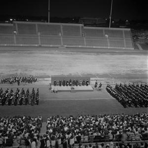 [Commencement Ceremony in Fouts Field Stadium]