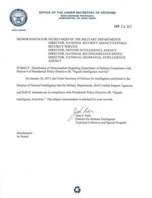 Memorandum for Secretaries of the Military Departments