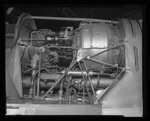 [XH-40 engine showing cannon connections]