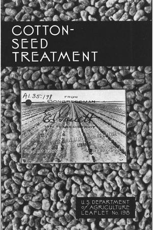 Primary view of object titled 'Cottonseed treatment.'.