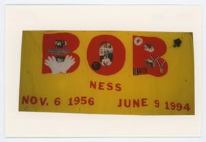 [AIDS Memorial Quilt Panel for Bob Ness]