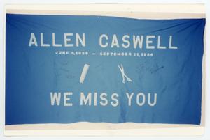 [AIDS Memorial Quilt Panel for Allen Lynn Caswell]