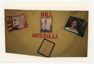 [AIDS Memorial Quilt Panel for Bill Stephen Missilli]
