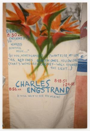 [AIDS Memorial Quilt Panel for Charles Engstrand]