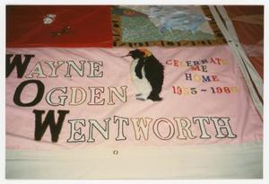 [AIDS Memorial Quilt Panel for Wayne Ogden Wentworth]
