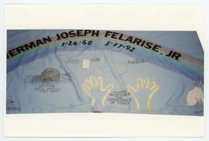 [AIDS Memorial Quilt Panel for Herman Joseph Felarise, Jr.]