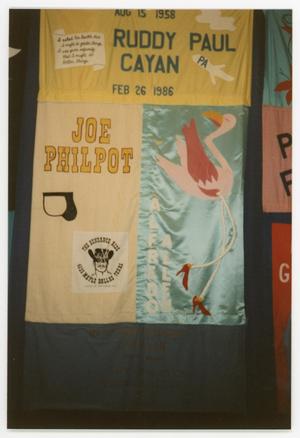 [Quilt Panel for Ruddy Paul Cayan and Joe Philpot]