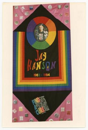[AIDS Memorial Quilt Panel for Jay Hanson]