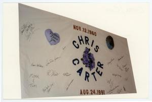 [AIDS Memorial Quilt Panel for Chris Carter]