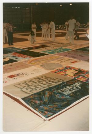 [Viewing and Discussing of the AIDS Memorial Quilts]