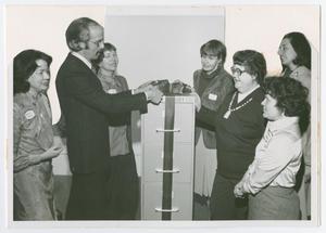 [Greenwich Library Director with Several Women]