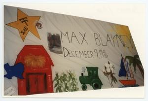 [AIDS Memorial Quilt Panel for Max Blakney]