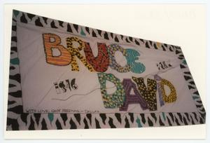 [AIDS Memorial Quilt Panel for Bruce David]