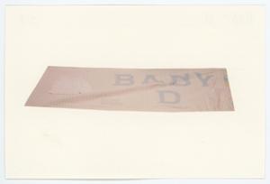 Primary view of object titled '[AIDS Memorial Quilt Panel for Baby D]'.